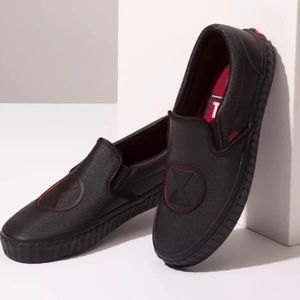 NEW Vans Marvel Black Widow Slip on